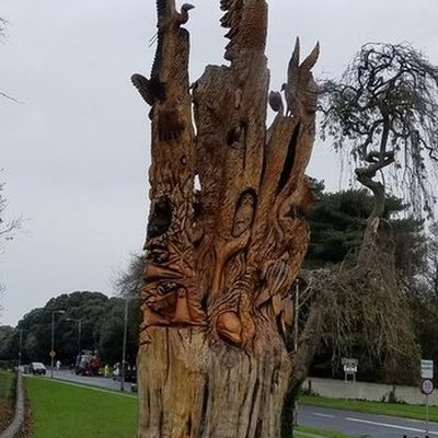 carved tree