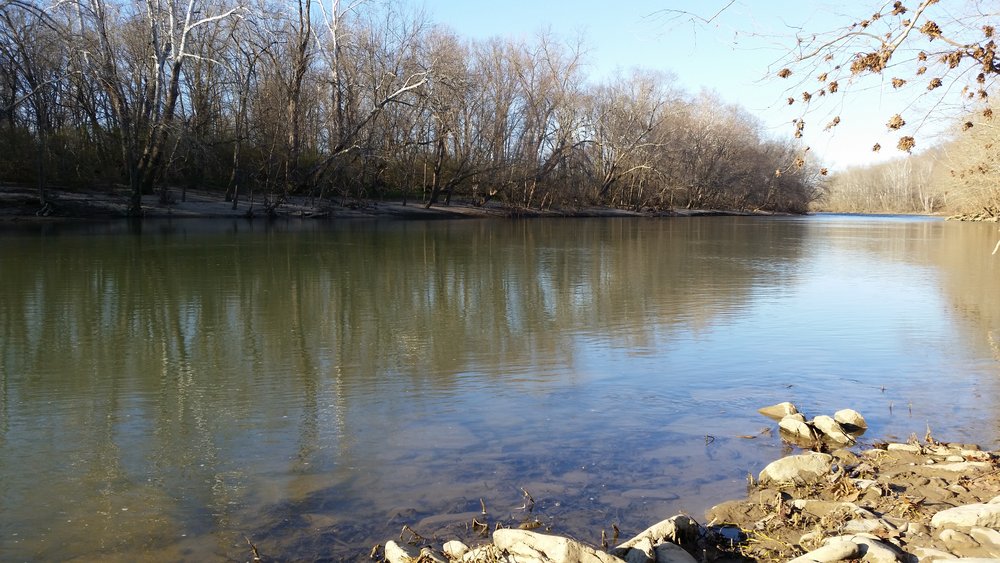 winter river